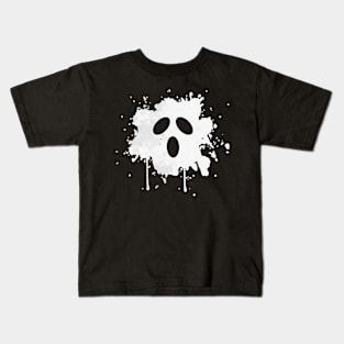 Ghost Paint Splat Kids T-Shirt